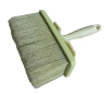 Brosse rect à plafond soie blanche socle plastique pour la chaux ou encollage