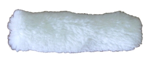 Manchon à clips patte de lapin acrylique longueur 100 mm